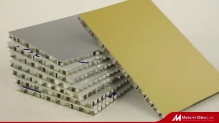 Material compuesto de aluminio de color rojo brillante para nuevo edificio